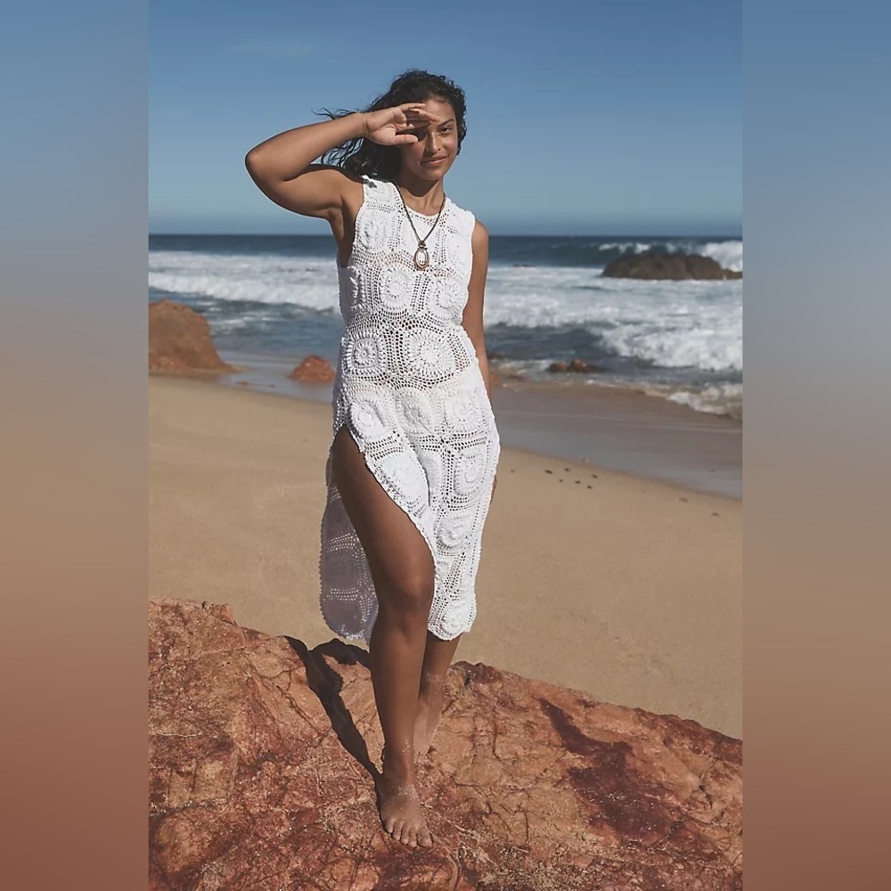 COPY - Anthropologie X Mahila the label Crochet Maxi Dress